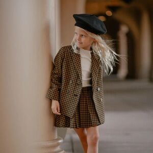 Rylee + Cru Plaid Girls Matching Blazer and Skirt - NWT